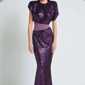 Zhivago Bond Sequin Dress In Dusk